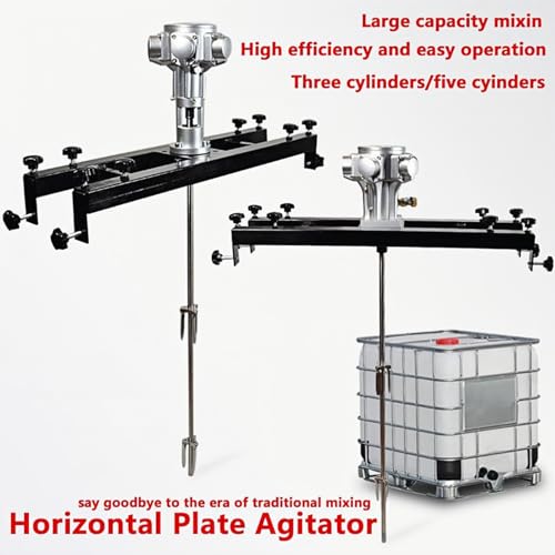 Agitateur dissolveur d'encre pneumatique avec support rigide pour IBC de 770 litres
