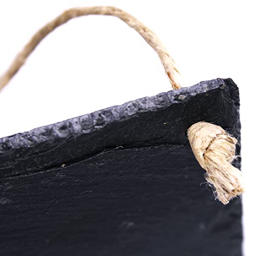 Hühnerstall Schild Schiefer graviert - Stall Türschild zum Anhängen Eingang Hühner Hühnerdekoration 22 x 8 cm – Bild 6