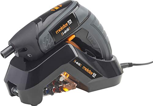 Meister Akkuschrauber i-drill pico, 3,6 V - 1,5 Ah - Mit Zubehör & Textiltasche - Mit Arbeitsleuchte - Ideal zum randnahen Schrauben / Akkuschrauber mit Ladestation / Mini-Akkuschrauber / 5450210 1 Meister Akkuschrauber i-drill pico, 3,6 V - 1,5 Ah - Mit Zubehör & Textiltasche - Mit Arbeitsleuchte - Ideal zum randnahen Schrauben / Akkuschrauber mit Ladestation / Mini-Akkuschrauber / 5450210