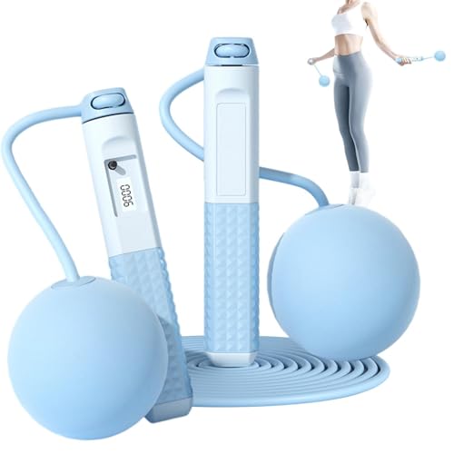 Cuerda inteligente para saltar con contador digital para fitness y gimnasio en casa