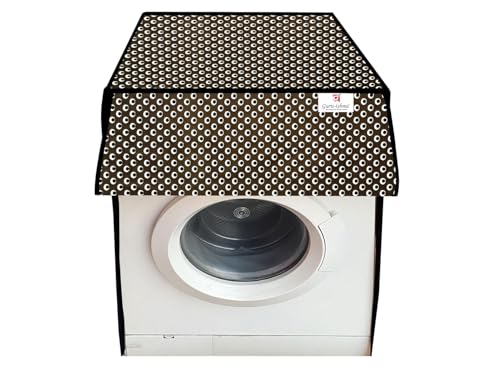 Image of Front Load Fully Automatic Washing Machine Cover for 8.5kg to 10kg | Waterproof & Dustproof Polyester Cover with Zip Closure | Suitable with Samsung, IFB, LG, Bosch & More (67 x 67 x 87 cm)