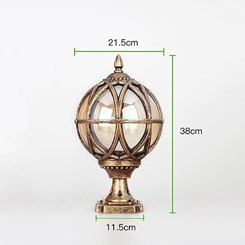 Lampadaire d'extérieur rétro LED pour illuminer vos soirées de jardin - 8