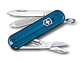 Victorinox, Taschenmesser, klein, Classic SD, 58 mm, Sky High (7 Funktionen, Klinge, Nagelfeile, Schraubendreher 2.5 mm, Schere)