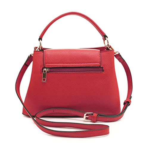 Image of EVVE Women's Small Satchel Bag Classic Top Handle Purses Fashion Crossbody Handbags with Shoulder Strap
