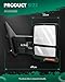 SCITOO Towing Mirrors Compatible With 2004-2015 For Ford For F-150 Pickup Truck A Pair(Left Right Side Tow Mirrors) With Power Adjusted Heated Turn Signal Light Chrome Housing