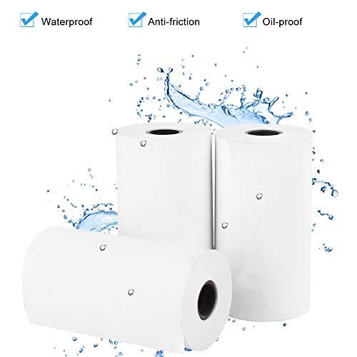 Papel térmico para impresoras impermeable de 56 mm 3