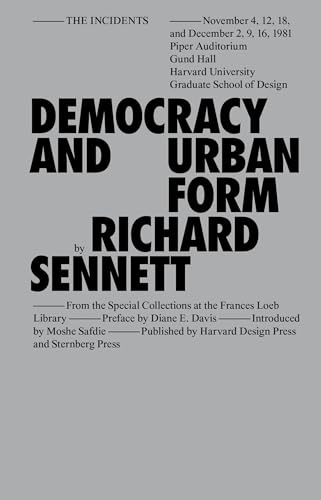 Democracy and Urban Form bel ouvrage relié d'architecture - 2