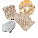 OrtoPrime Alternating Pressure Mattress with Quiet Pump – 130 Air Cells Anti-Decubitus Air Mattress – Anti-Bedsore Air Mattress with Compressor – Pressure Relief Mattress 200x90x7cm