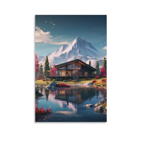 Pintura poster impresiones lienzo Sweet Landscape cuadros para dormitorios modernos 50x75 cm