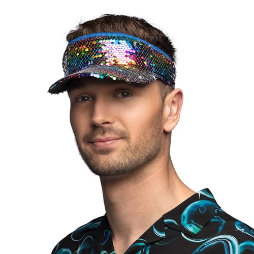 Boland - Casquette à visière Blitz, casquette pour adultes, casquette des années 90 pour festival, carnaval ou fête à thème rétro