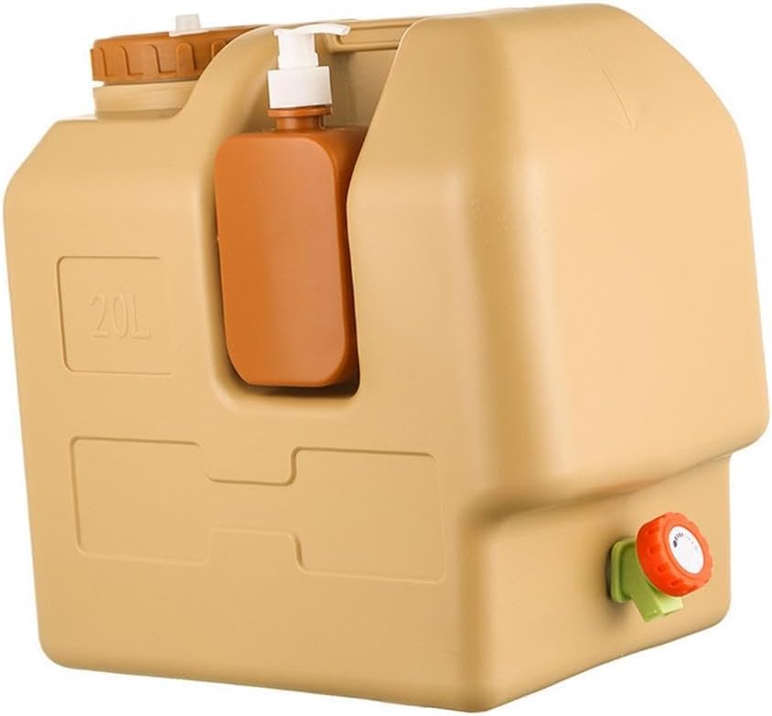 Water Container Water Storage Jug with Spigot Drink Container Portable Water Tank Water Carrier for Backpacking Emergency BBQ