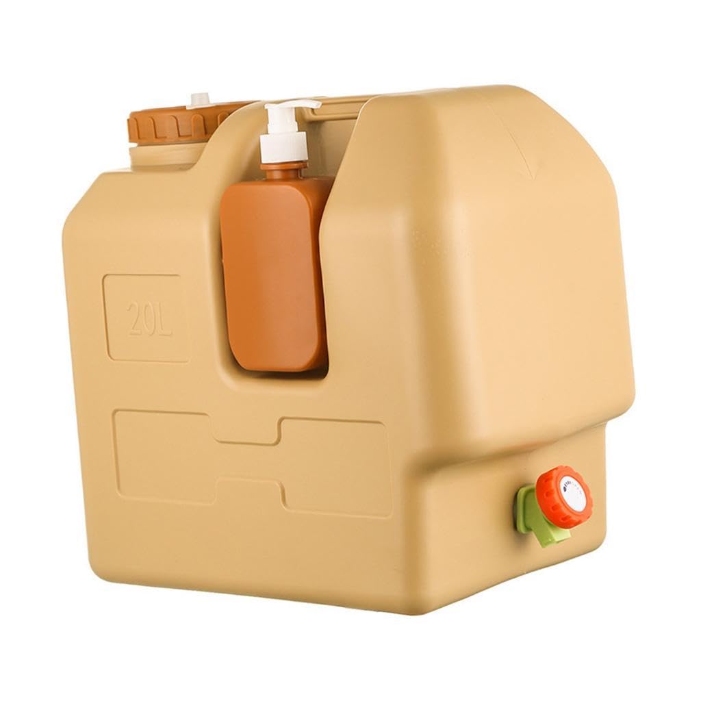 QSTDGVPW 20L Water Container with Water Pitcher for Outdoor Hand Washing