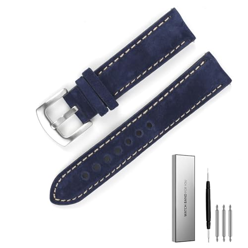 Bande de montre en cuir vintage 20mm fait main pour restaurer votre montre