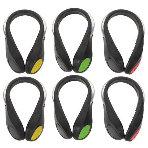 Clips lumineux à LED pour chaussures de course de nuit Gatuida x6