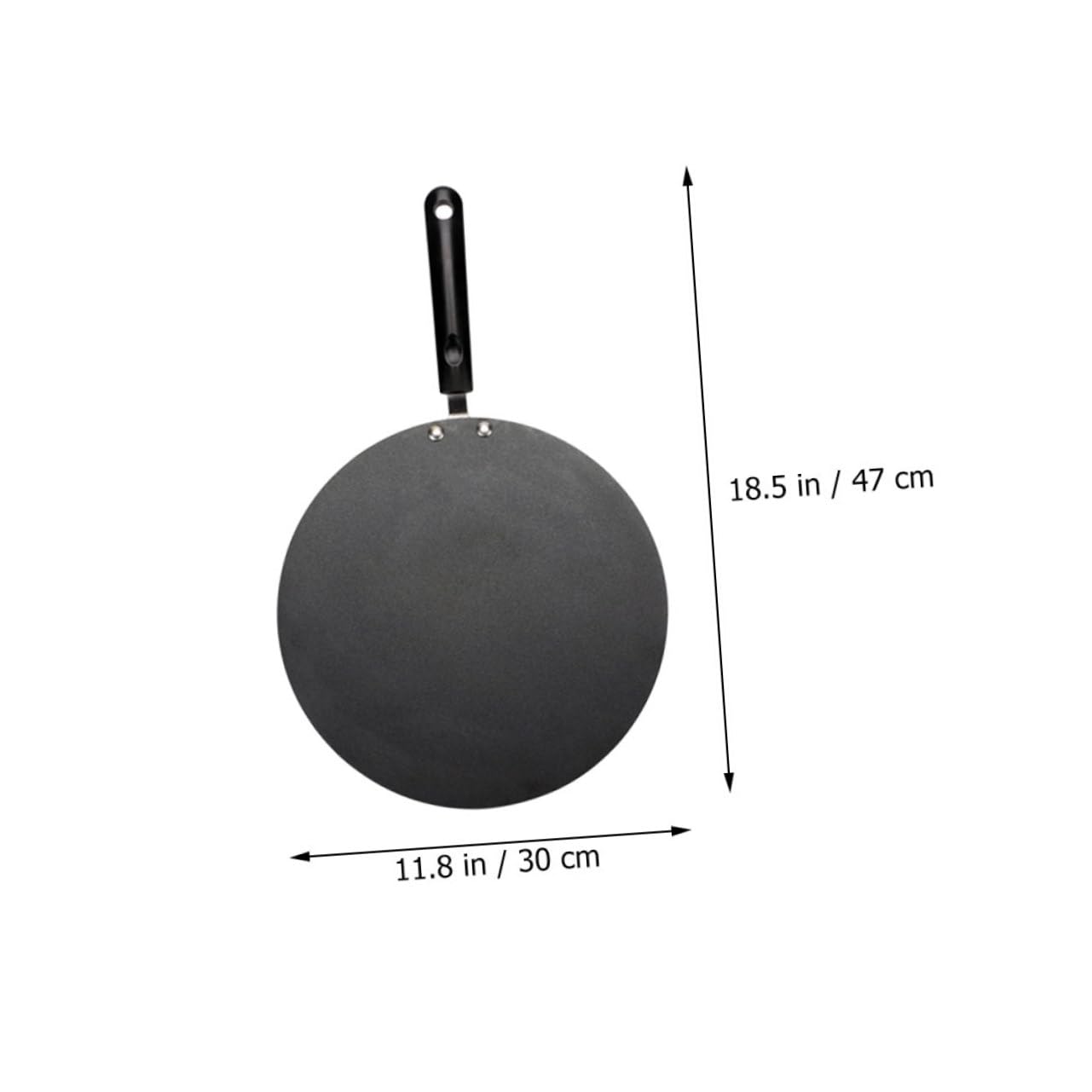 Alipis Padella Per Crepes Antiaderente in Alluminio Per Cucina Sana 30 Cm Manico Antiscivolo Opzioni Versatili Per Fornelli