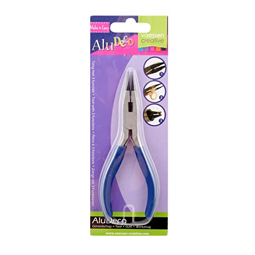 Vaessen Creative ALU Deco Pliers for Jewellery 3 in 1