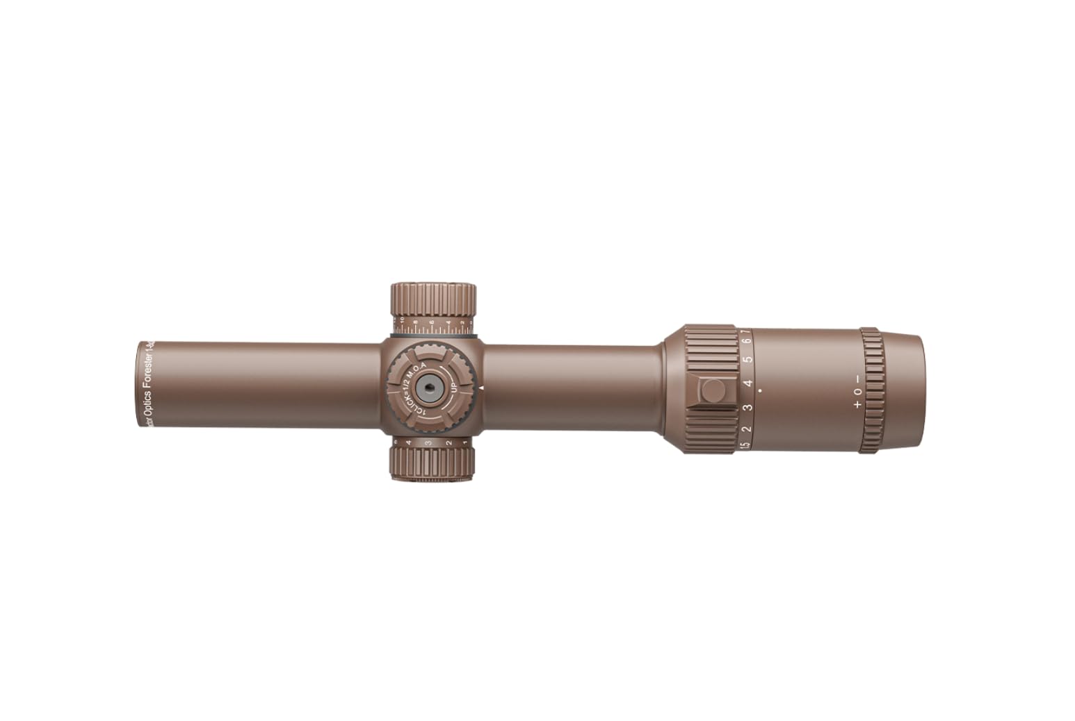 Vector Optics SCOC-39 Forester 1-8x24 SFP FDE Lunette de visée pour sport, airsoft et chasse, fusil à air comprimé, visière cible, lunette de visée de fusil, Rifle Scope, nombreux accessoires