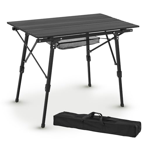 Juskys Campingtisch 90x52 cm – Klappbarer Aluminium Klapptisch Picco,...