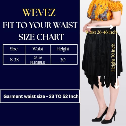 Wevez Women's Tribal Gypsy Boho Diamond Cut Short Skirt Flowing Asymmetrical Festival Wear4