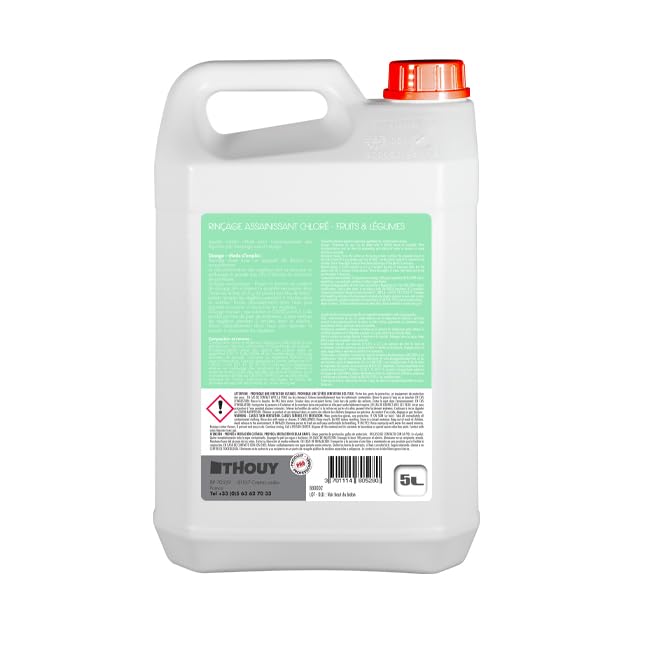 Rinçage assainissant chloré fruits et légumes 5 L