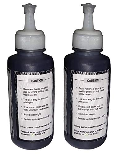 Yorkker® Sublimation Ink DXT SUB for Heat Transfer Printing on Mugs, Mobile Cases, Polyester T-Shirts etc Suitable for Epson Printers L800, L1800,... - Image 3