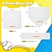 Baseball Bases for Yard- 3 Throw Down Bases 1 Homeplate 1 Pitching Base for Baseball Practice, Rubber Bases for Kickball Baseball Softball Play (White)