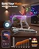 Walking Pad Treadmill with 15% 12-Level Auto Incline & UI Screen, Trisomy 3.5HP Foldable Under Desk Treadmill with Bluetooth Speaker, Portable Treadmills for Home Office 450LBS, Remote, RGB Light
