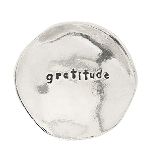 Gratitude Small Pewter Trinket Dish