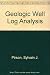 Geologic Well Log Analysis