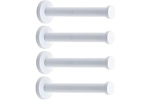 NELXULAS Heavy Duty Coat Hanger Hook, Single Super White Stainless Steel Wall...