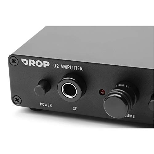 Drop Objective 2 Headphone Amp: Desktop Edition Amplifier (Medium), Black