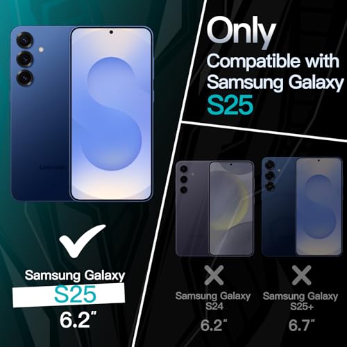 Image of JETech Slim Fit Cover Case for Samsung Galaxy S25 5G, Camera Lens Full Protection, Soft TPU Thin Protective Phone Cover with Matte Finish, Shockproof (Navy)