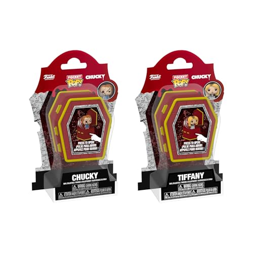 Funko Pop! Pocket POPers: Chucky - Chucky y Tiffany, paquete de 2