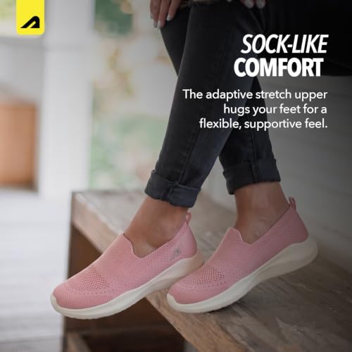 Image of Boldfit Shoes for Woman Soft Sole Women Shoes Memory Foam Walking Shoe for Women Slip on Shoe Woman Anti Skid Foot Wear for Ladies for All Day Walking