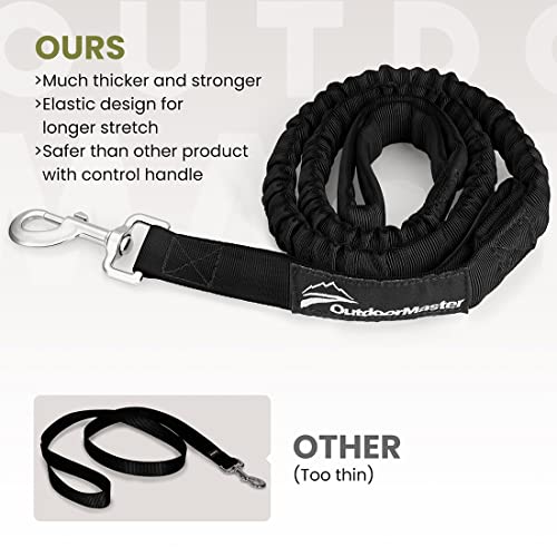 Outdoormaster Bungee Dog Leash, Improved Dog Safety & Comfort (Black) #TOP2