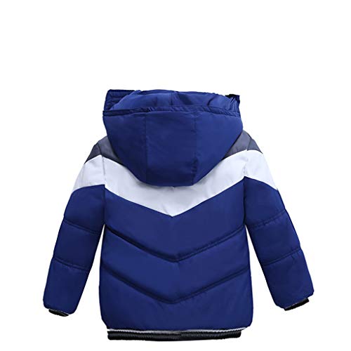 Kids Zipper Windproof Coat Stripe Boys Girls Jacket Toddler Winter Hooded Boys Coat and Jacket Girls Outfits Size 7/82