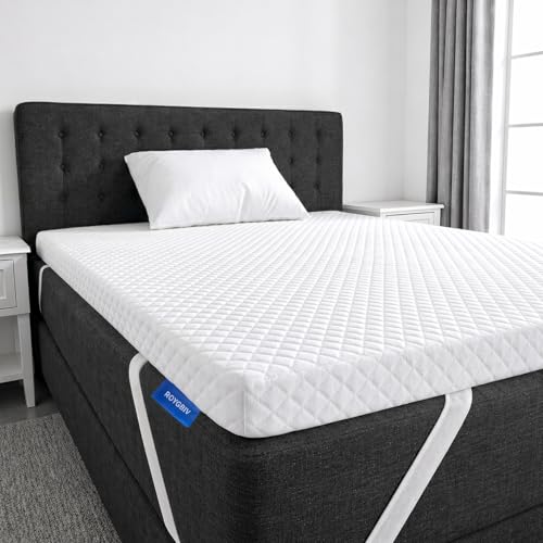 #VerdientProvisionen<br>Topper 90x200 cm 7 cm Gel Memory Schaum Matratzentopper H2/H3 Härte Atmungsaktiv Antibakteriell Milbenabweisend Hypoallergen Waschbarer Bezug Oeko TEX Zertifiziert