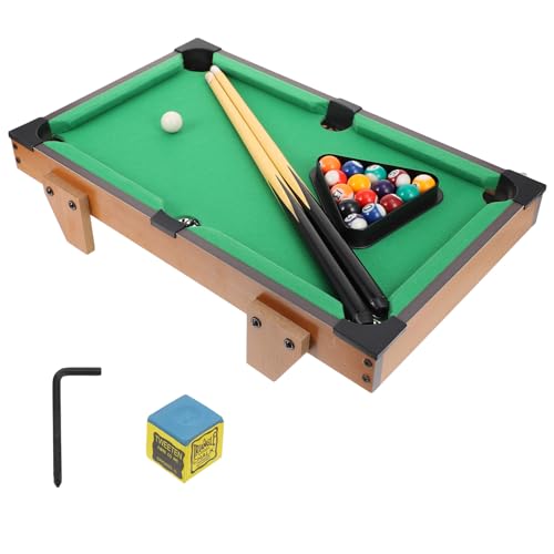 ifundom Mesa de Billar para 69 Cm, Juego de Billar Interior Competitivo, Infantil Duradera y Realista, Juguete Educativo para Coordinación y Diversión en Casa