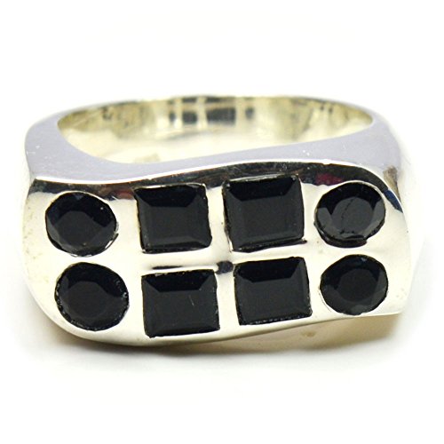 Bague argent 925 onyx noir naturelle solution pour un bijou durable et élégant