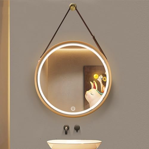 Miroir de courtoisie éclairé à reflet haute définition et LED réglables - 2