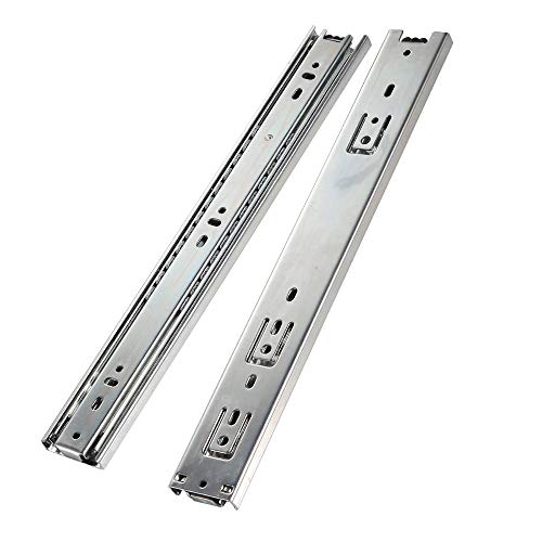 AOLISHENG 1 paire de rails de tiroir à roulement à billes 250 mm résistant 45 kg Cover