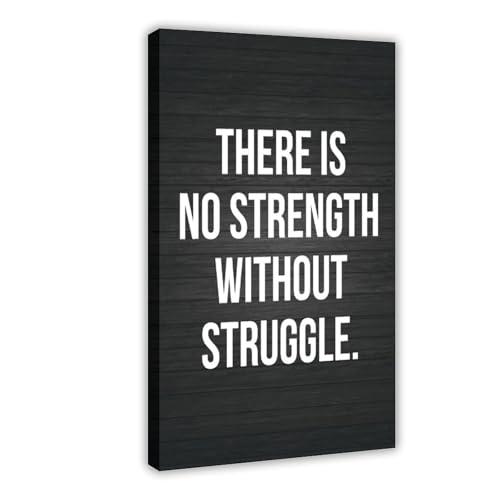 Poster fitness Strength Without Struggle contre la baisse de régime