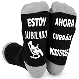 Leikedun Regals Jubilacion Home Dona, Mitjons Divertits Jubilat, Regal Original de Jubilació, Comiat o Aniversari per a Papà, Avi o Company de Treball