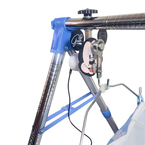 Image of A to Z Hub Automation Kit (Cradle Not Included) Automatic ghodiyu /zoola /Motor kit Adjustable Speed | Automatic PARNA /Jhula Motor Set for 0-3 Years | 20Kg Capacity.!