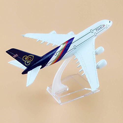 Image of Toys uncle Diecast Aeroplane Scale Model, 16 Cm: (B747 Thai), Multicolor