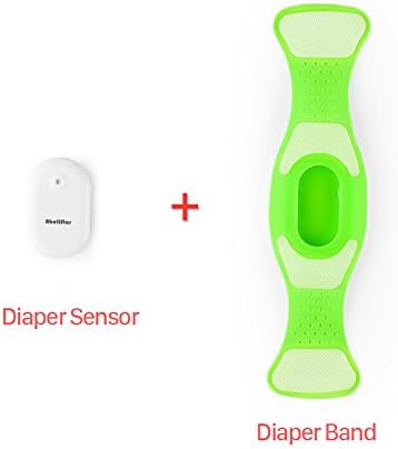 Home Smart Peeing Buckle Baby Elderly Diapers Wearable Humidity Sensor Alarm Sensor Wet Reminder (green)