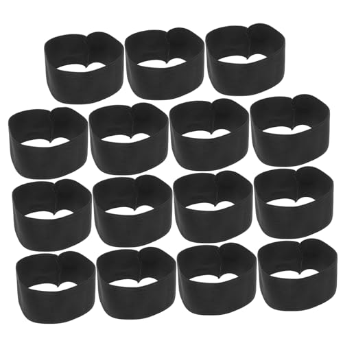 Brazalete negro conmemorativo resistente de tela regulable para funeral 2