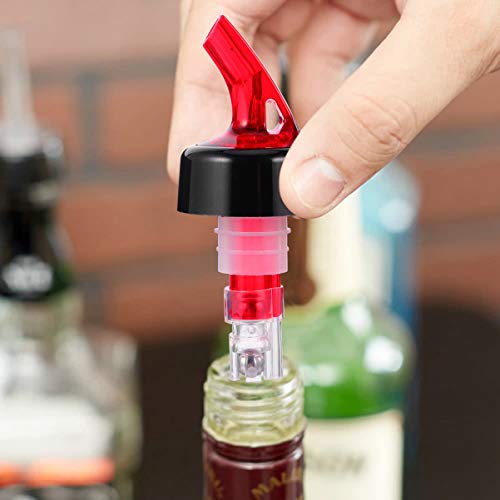 Hemoton 12 Stks Automatische Gemeten Fles Schenker Quick Shot Geest Maatregel Schenker Dranken Wijn Cocktail Dispenser… - Image 3
