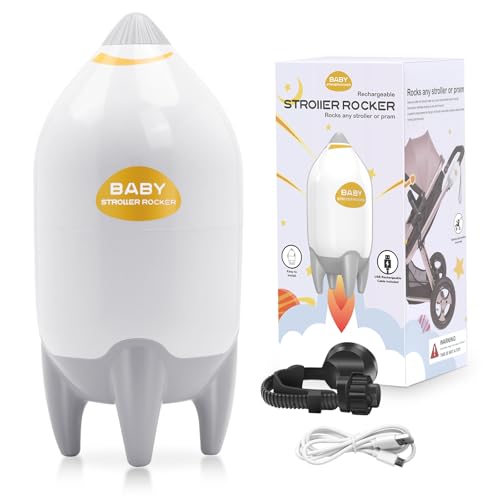 Kinderwagenschaukler,USB-wiederaufladbare ultraleise einschlafhilfe...