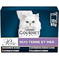 GOURMET PERLE | DUO MARE E CARNE | Adulto Gatto | In Salsa | Confezione da 6 (12 x 85 g) Bustina Freschezza